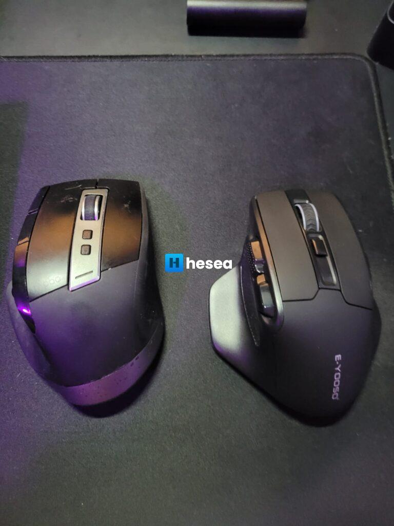 Comparação entre o mouse e o Rapoo